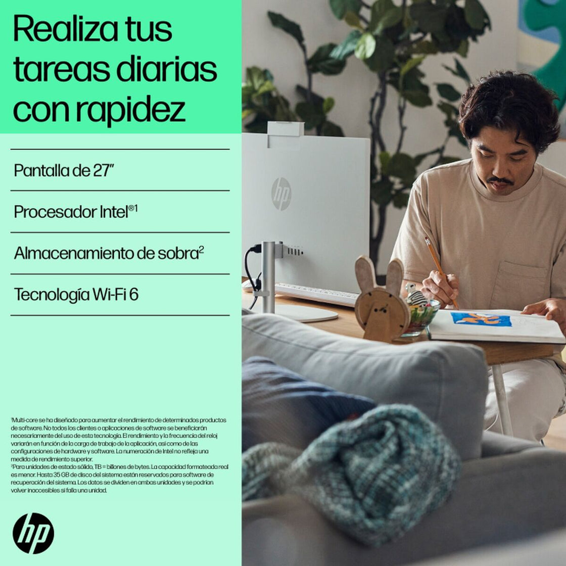 Desktop PC HP B9GN5EA Intel Core i5-1335U 16 GB RAM 512 GB SSD-3