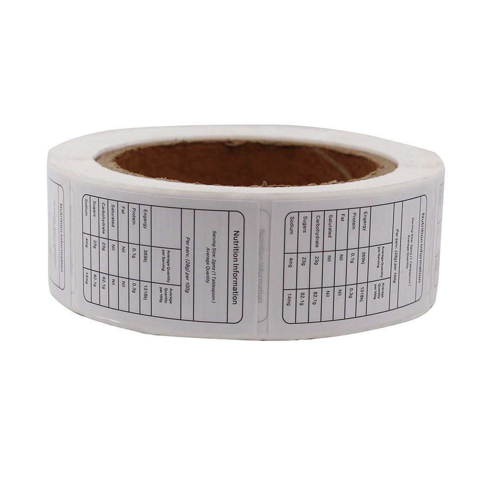 HONEY CONTAINER JARS NUTRITION LABEL 500 PCS-0