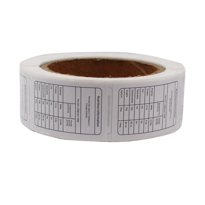 HONEY CONTAINER JARS NUTRITION LABEL 500 PCS-0