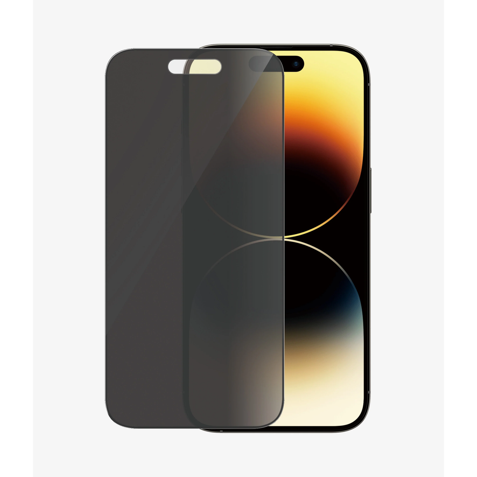 Folie de protectie PanzerGlass din sticla pentru Apple iPhone 14 Pro, UWF, Privacy (P2784)-0