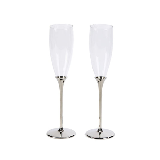 Boston Champagne Toasting Flutes Set-0