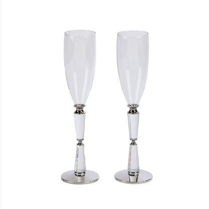 Facet Toasting Flutes Set-0