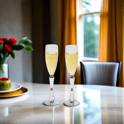 Facet Toasting Flutes Set-3