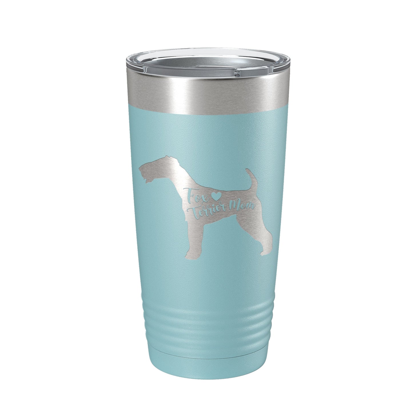 Fox Terrier Mom Tumbler Dog Travel Mug Gift Insulated Laser Engraved Coffee Cup 20 oz-13