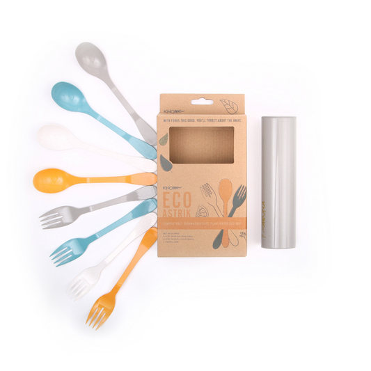 Eco  8 Piece Flatware Set and Carry Case-0