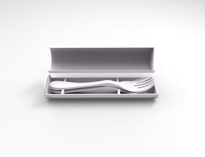 Eco  8 Piece Flatware Set and Carry Case-4