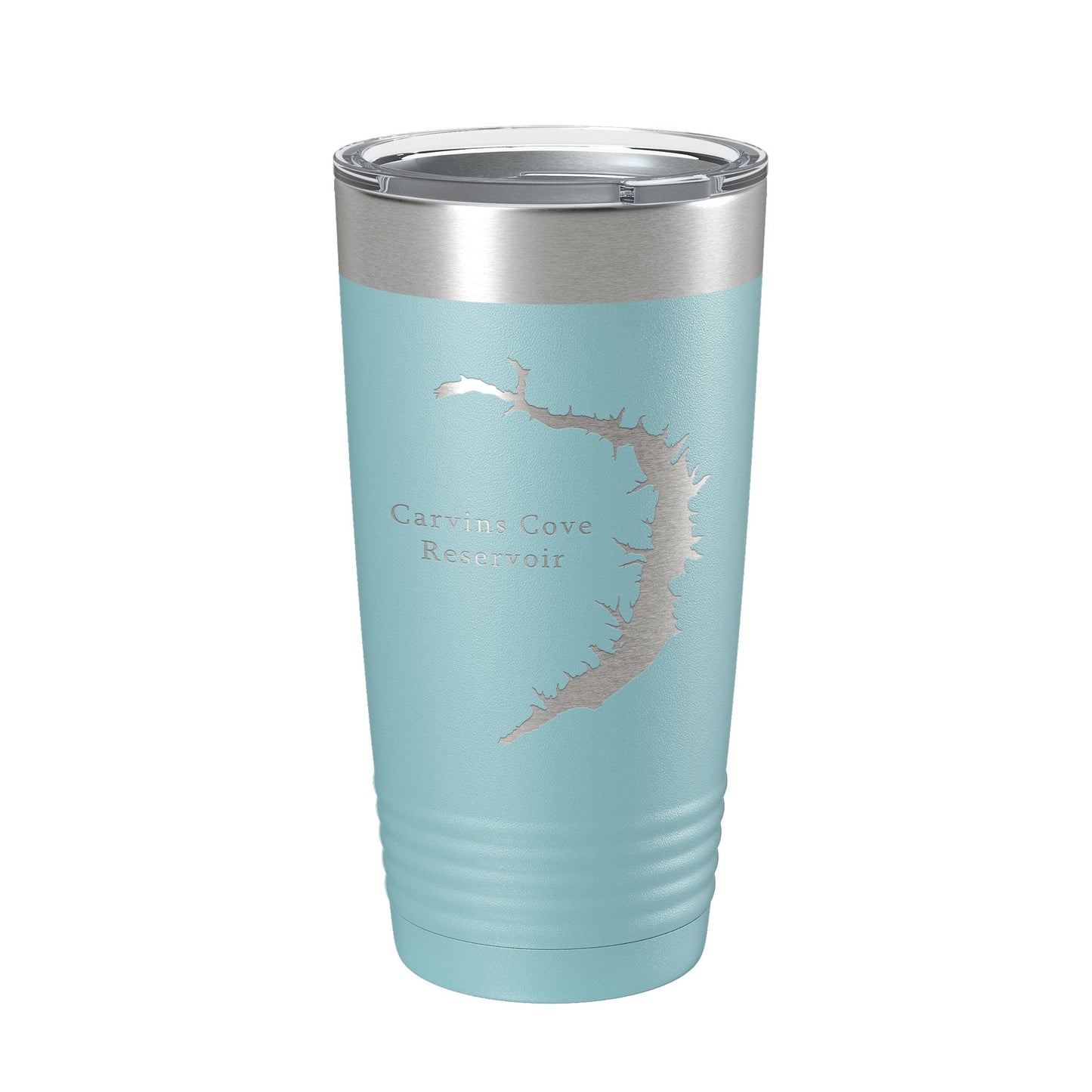 Carvins Cove Reservoir Tumbler Lake Map Travel Mug Insulated Laser Engraved Coffee Cup Virginia 20 oz-13