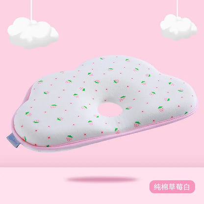 Baby Cloud-Shaped Pillow for Newborns, Washable Cotton