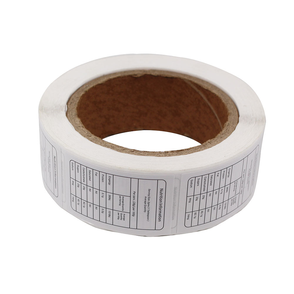 HONEY CONTAINER JARS NUTRITION LABEL 500 PCS-1