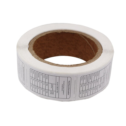 HONEY CONTAINER JARS NUTRITION LABEL 500 PCS-1