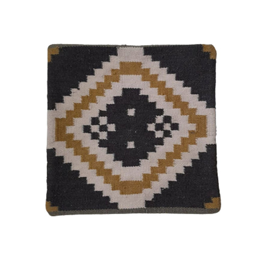 Kilim Handwoven Potters Clay Cushion Cover-1