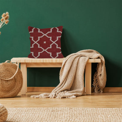 Kilim Handwoven Irish Coffee Cushion Cover-0