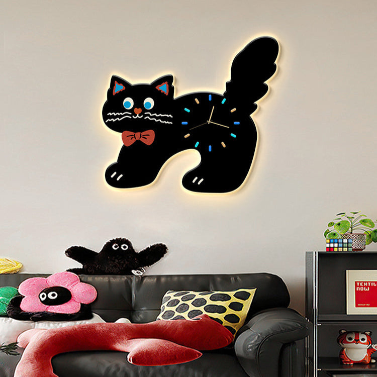 Cat Shaped Wall Clock-4