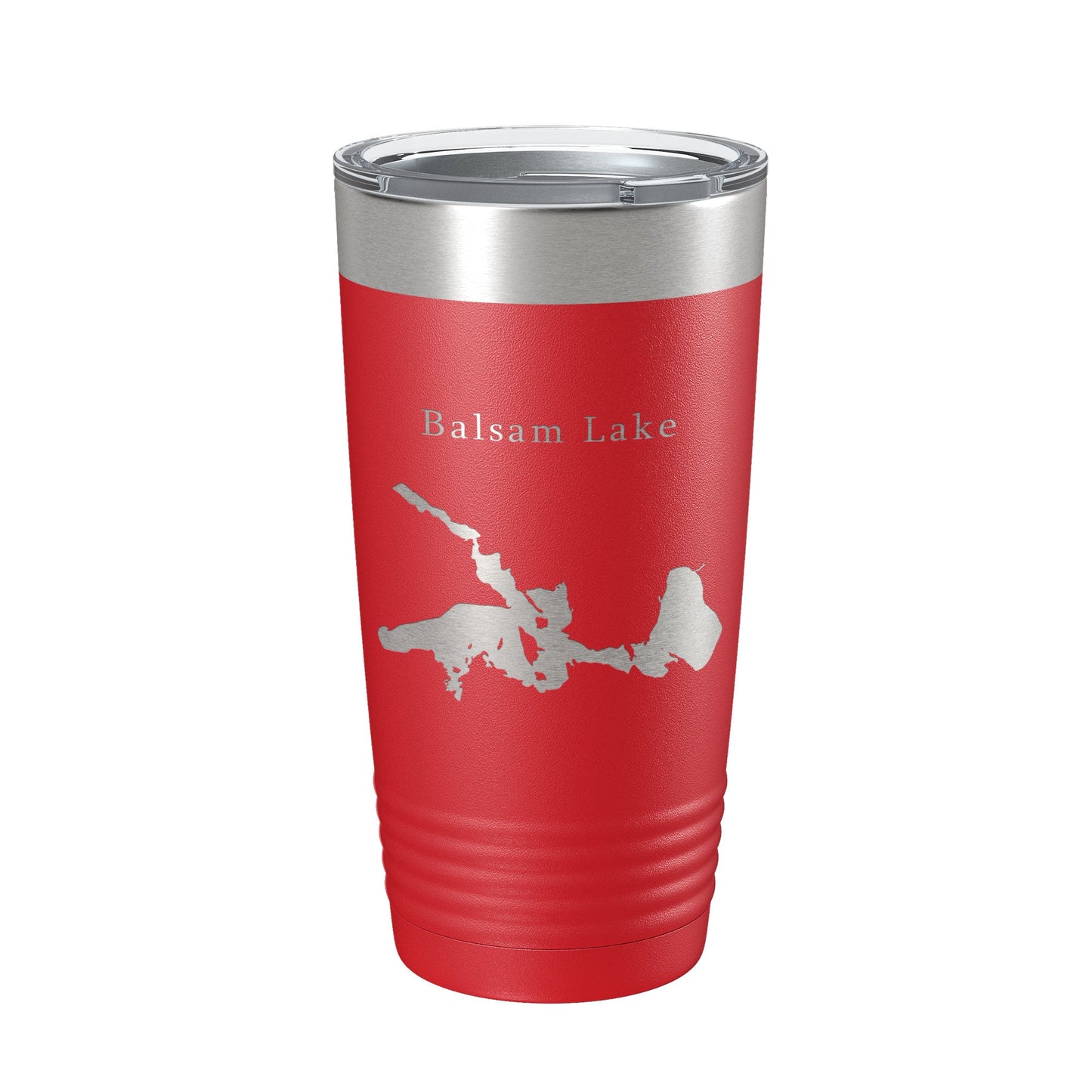 Balsam Lake Map Tumbler Travel Mug Insulated Laser Engraved Coffee Cup Wisconsin 20 oz-10