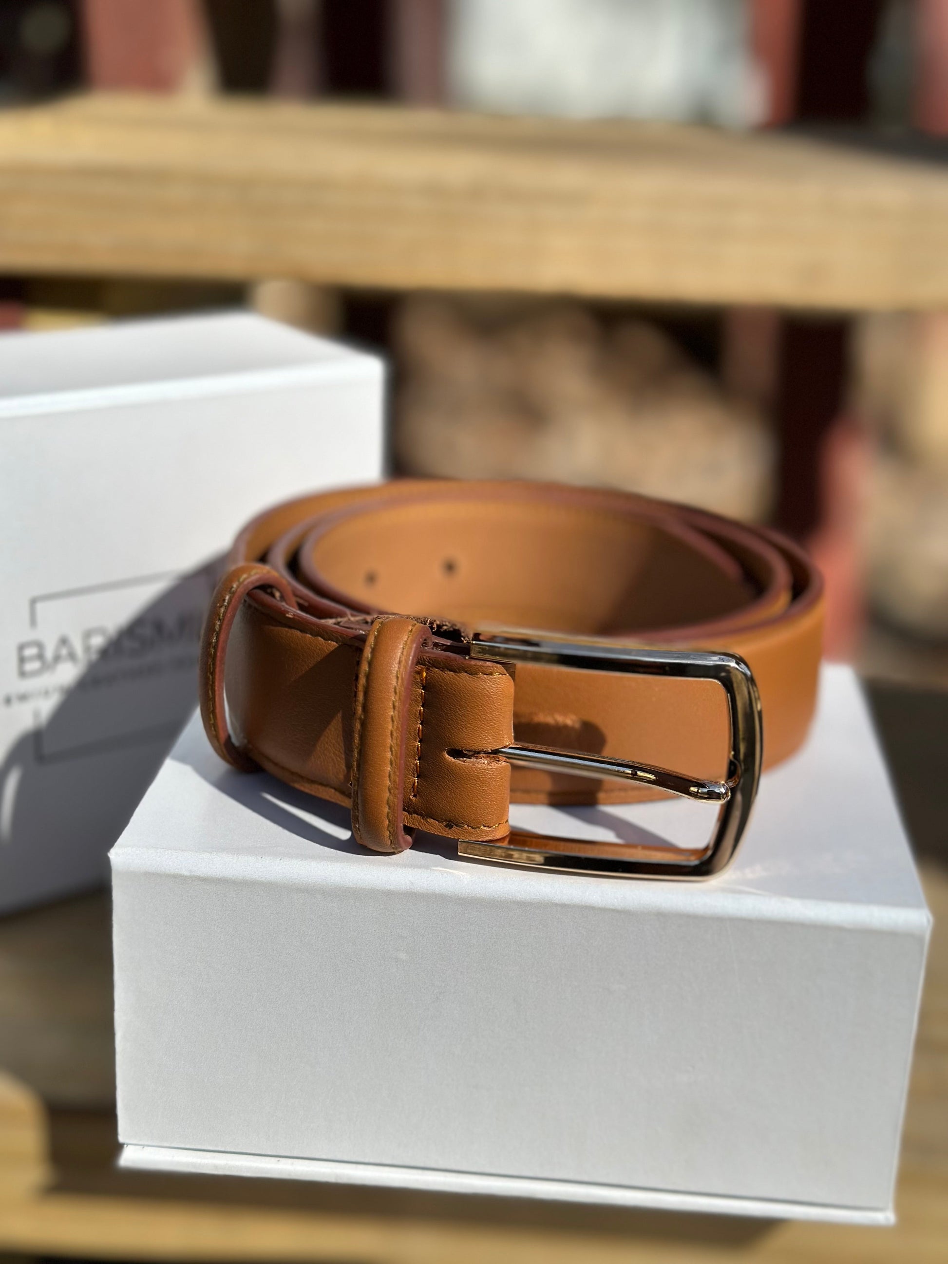 caramel-brown | Genuine Leather Belt-4