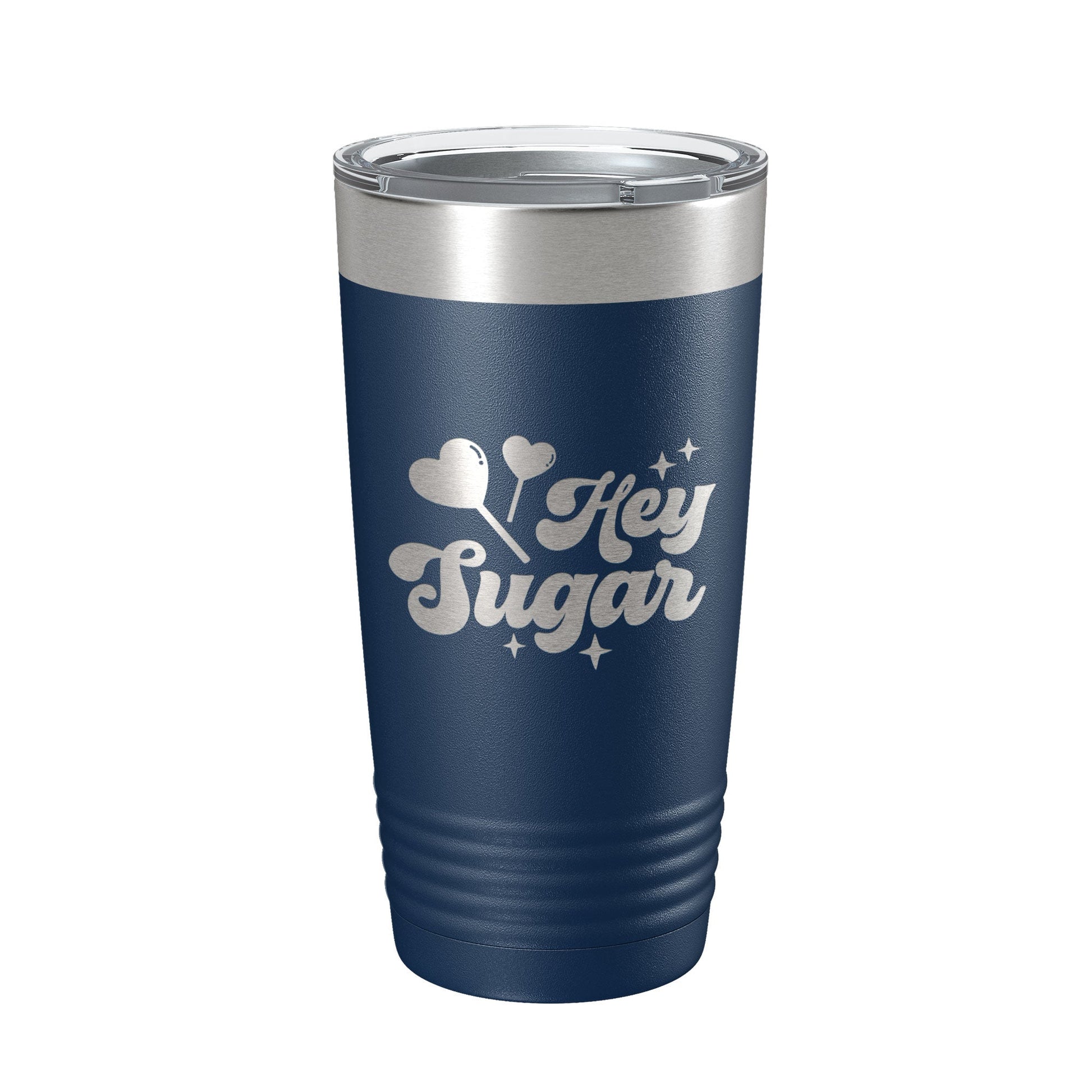 Hey Sugar Tumbler Valentine's Day Gift Travel Mug Insulated Laser Engraved Coffee Cup Retro 20 oz-2