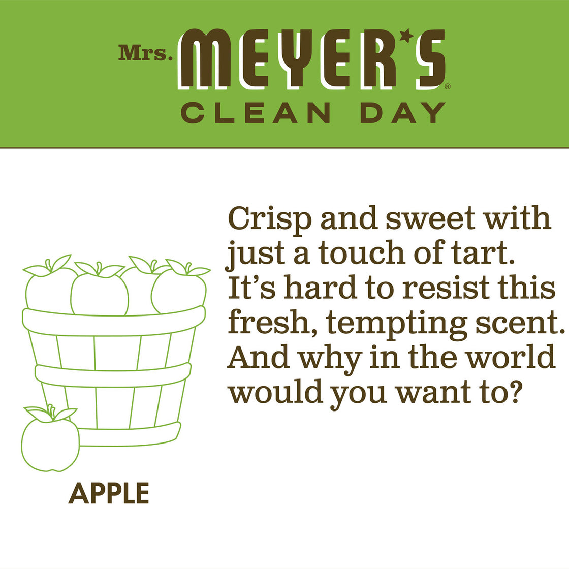 Mrs Meyers Liquid Hand Soap Apple (6x12.5OZ )-4