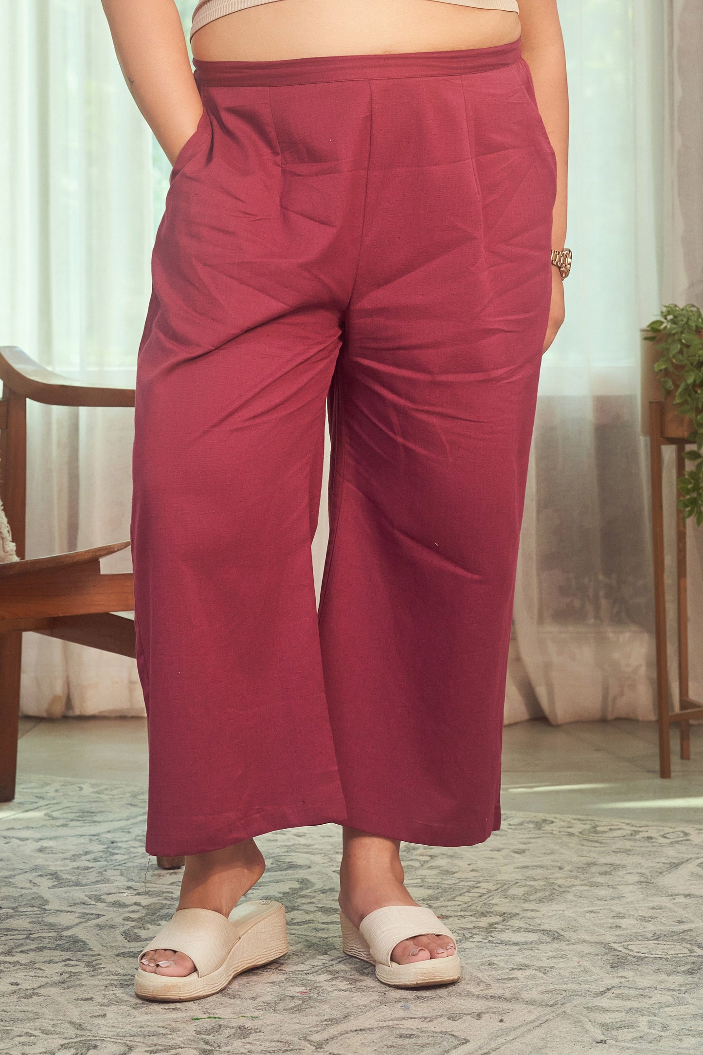 Camel Print  Jacket Culotte Set (Set of 2)-4