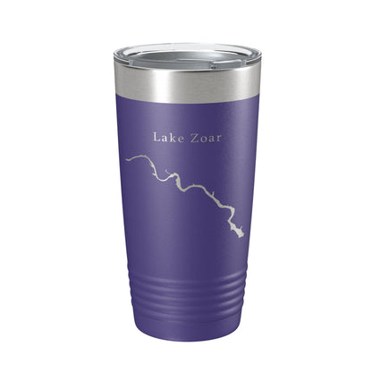 Lake Zoar Map Tumbler Travel Mug Insulated Laser Engraved Coffee Cup Housatonic River Connecticut 20 oz-15