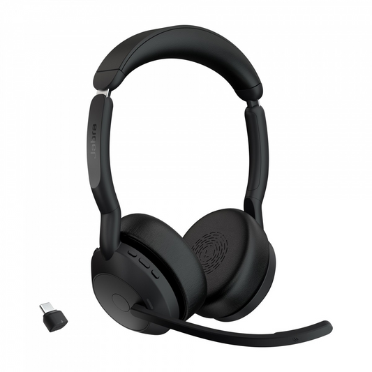 Jabra 25599-989-899 слушалка Слушалки Безжичен Лента за глава Офис/Център за обаждания Bluetooth Стойка за зареждане Черен (25599-989-899)-0