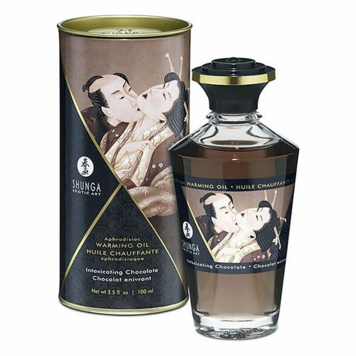 Erotic Massage Oil Shunga Chocolate (100 ml)-0