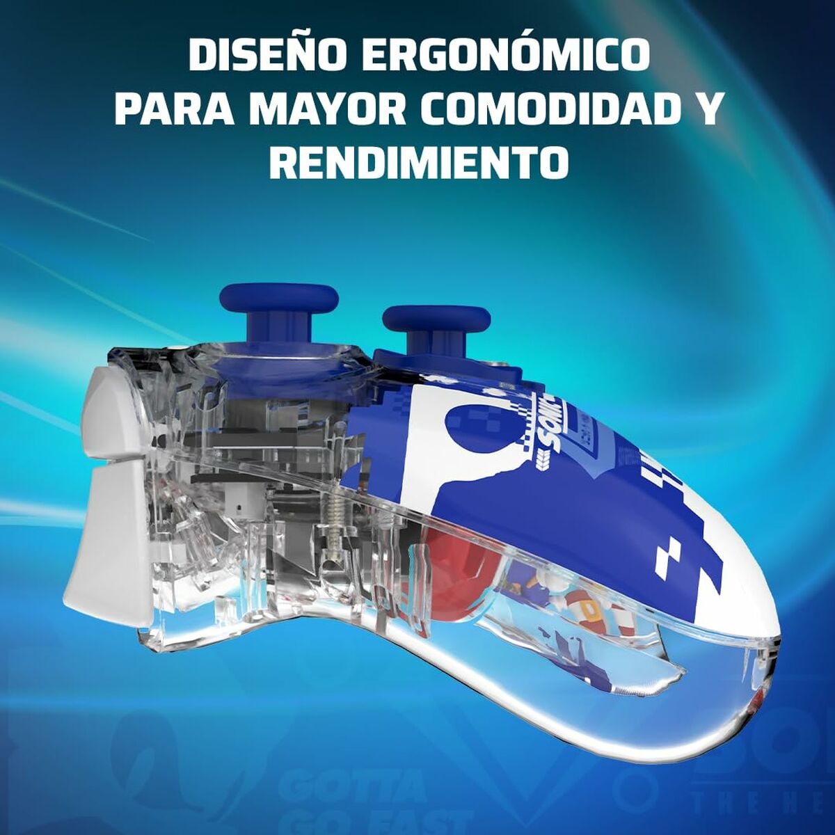 Gaming Control PDP Knuckels Sky Nintendo Switch-7