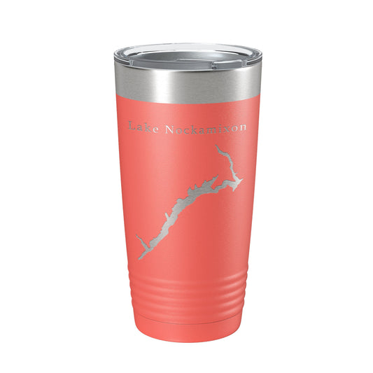 Lake Nockamixon Map Tumbler Travel Mug Insulated Laser Engraved Coffee Cup Pennsylvania 20 oz-20