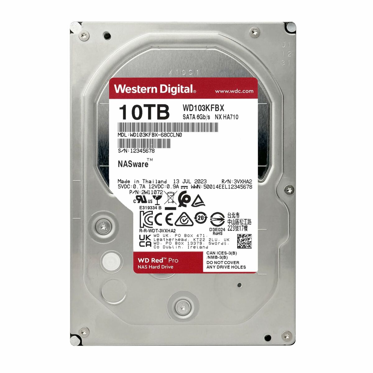 Hard Drive Western Digital WD103KFBX 3,5" 10 TB-8