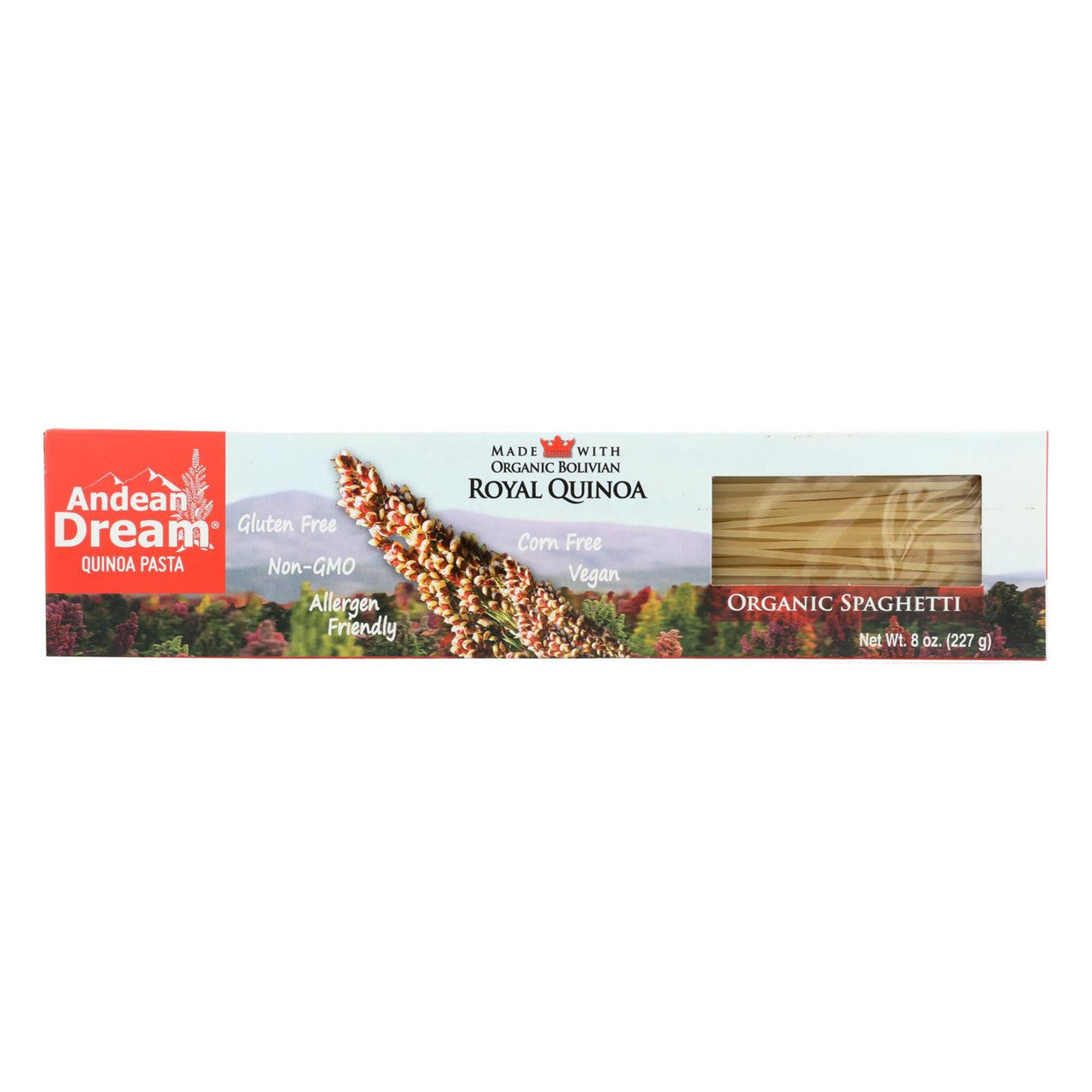 Andean Dream Spaghetti Quinoa Pasta Gluten Free (12x8 Oz)-0