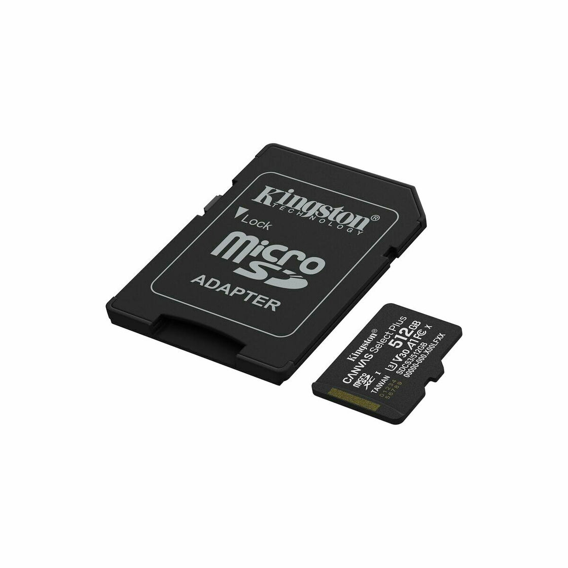 Micro SD Memory Card with Adaptor Kingston CANVAS Select Plus 512 GB-5