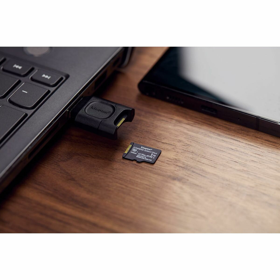 Micro SD Memory Card with Adaptor Kingston CANVAS Select Plus 512 GB-1