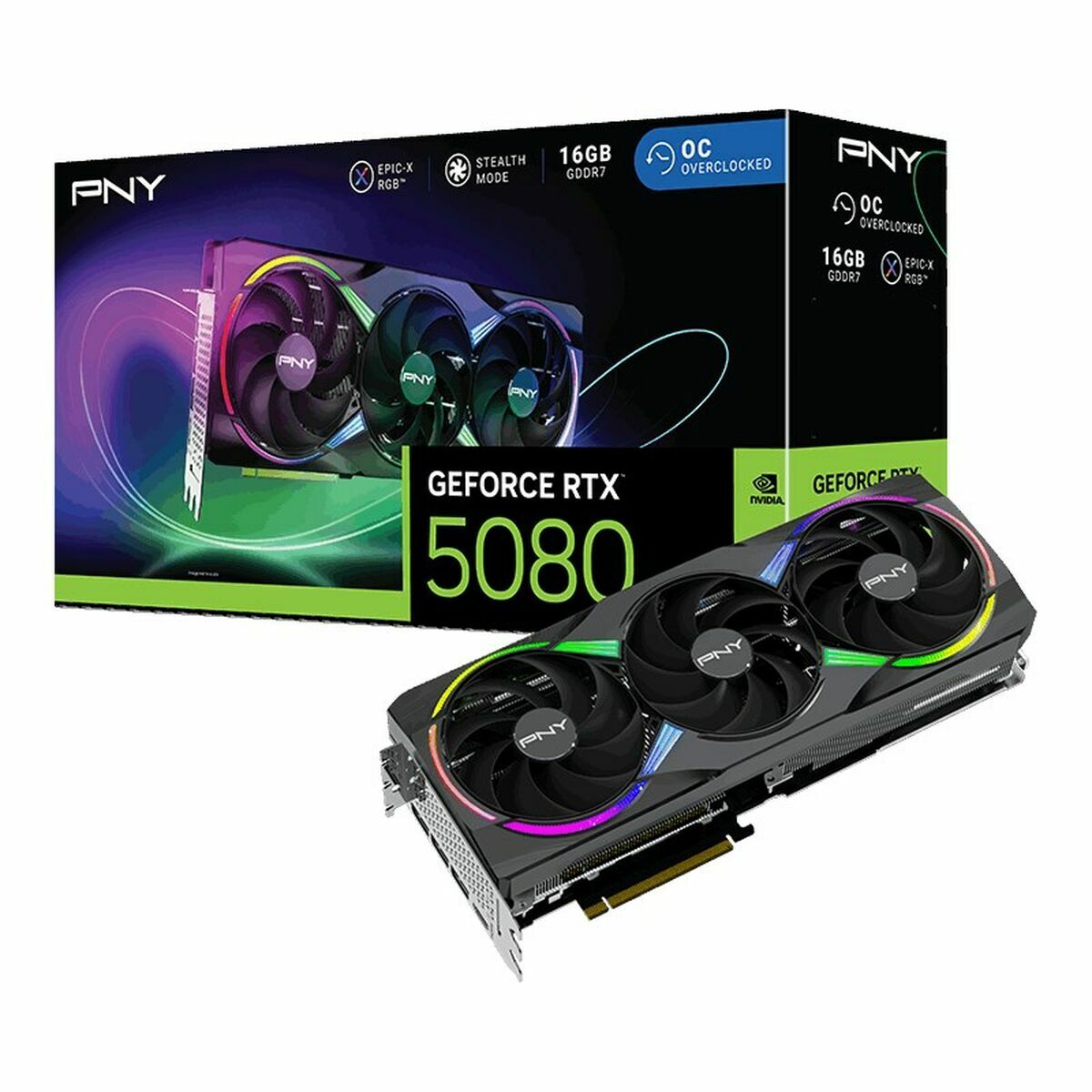 Graphics card PNY GEFORCE RTX 5080 16 GB GDDR6X-5