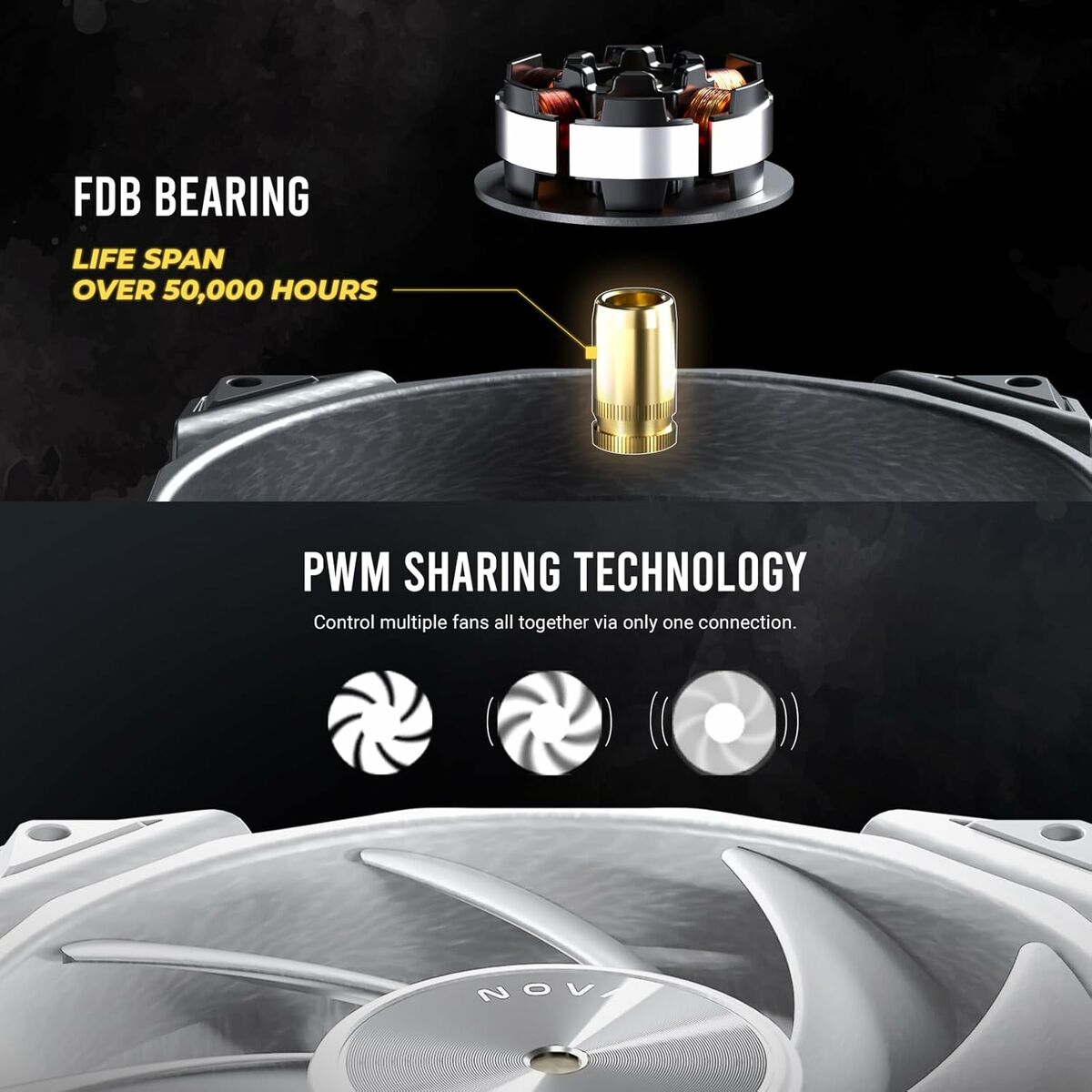 Box Ventilator Antec 0-761345-40050-3 Ø 12 cm (1 Unit)-2