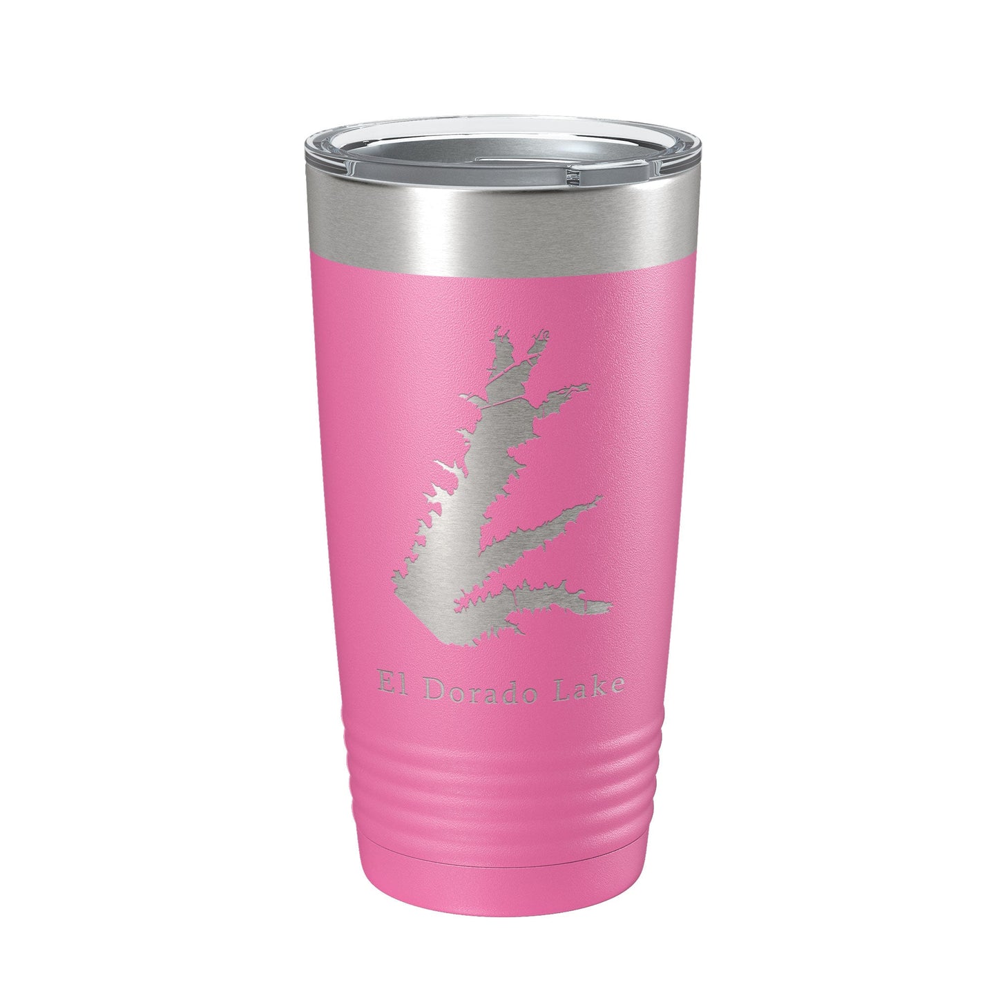 El Dorado Lake Map Tumbler Travel Mug Insulated Laser Engraved Coffee Cup Kansas 20 oz-11