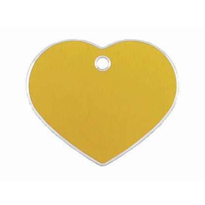 Identification plate for collar Imarc Hi Line Golden Heart Aluminium-0