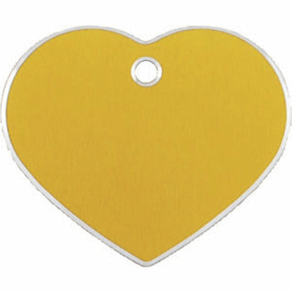 Identification plate for collar Imarc Hi Line Golden Heart Aluminium-1