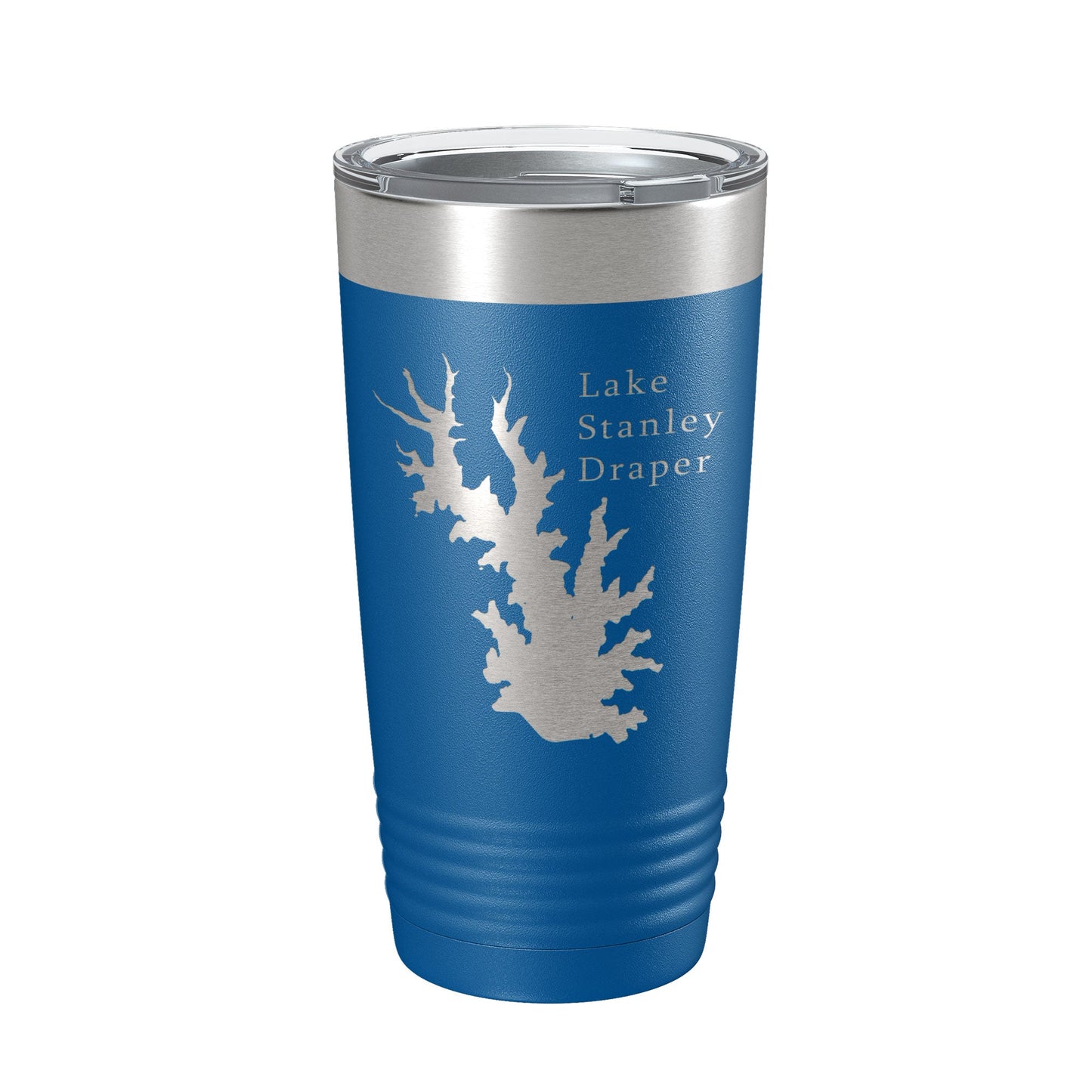 Lake Stanley Draper Map Tumbler Travel Mug Insulated Laser Engraved Coffee Cup Oklahoma 20 oz-6