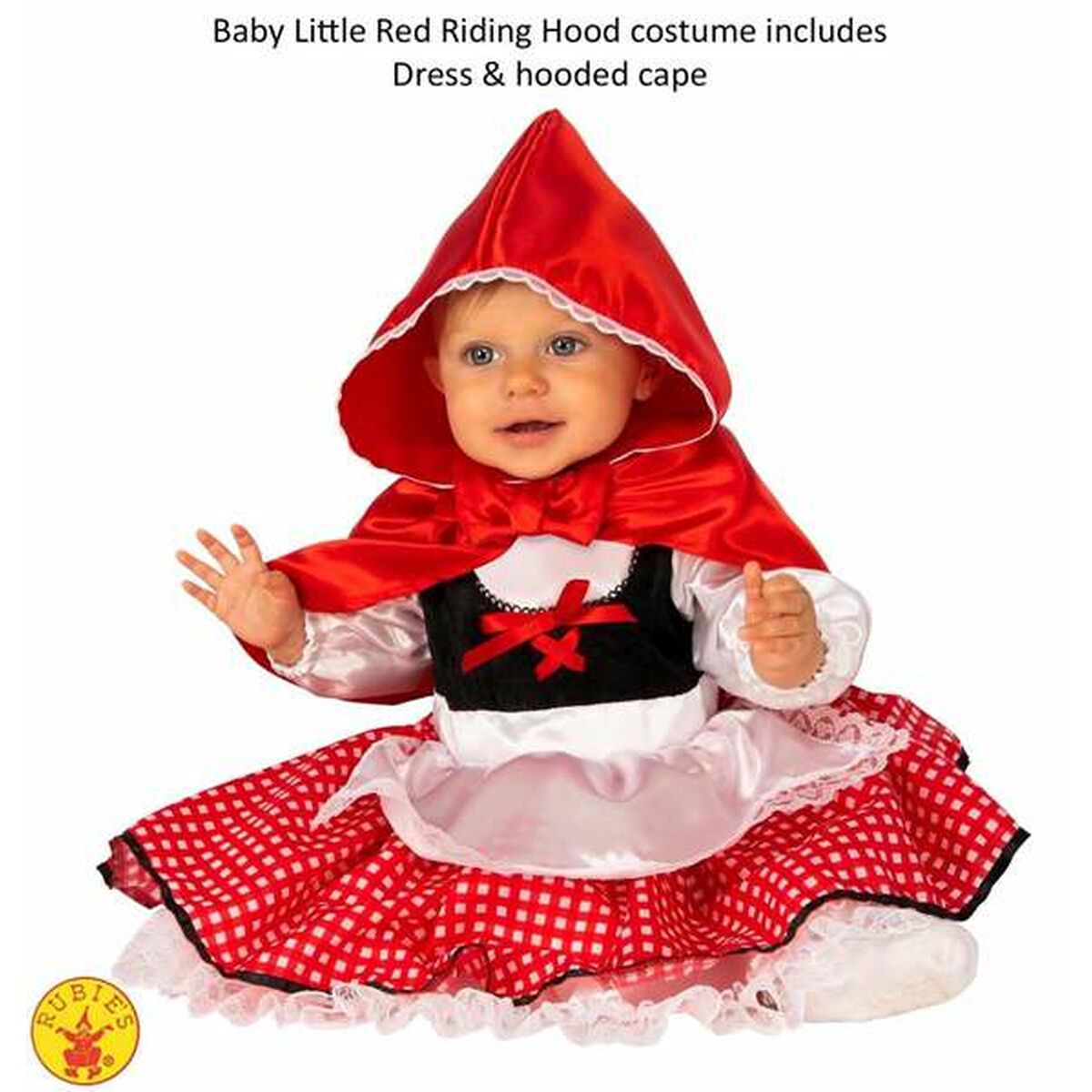 Costume for Children Rubies Little Red Riding Hood 1-2 years-3