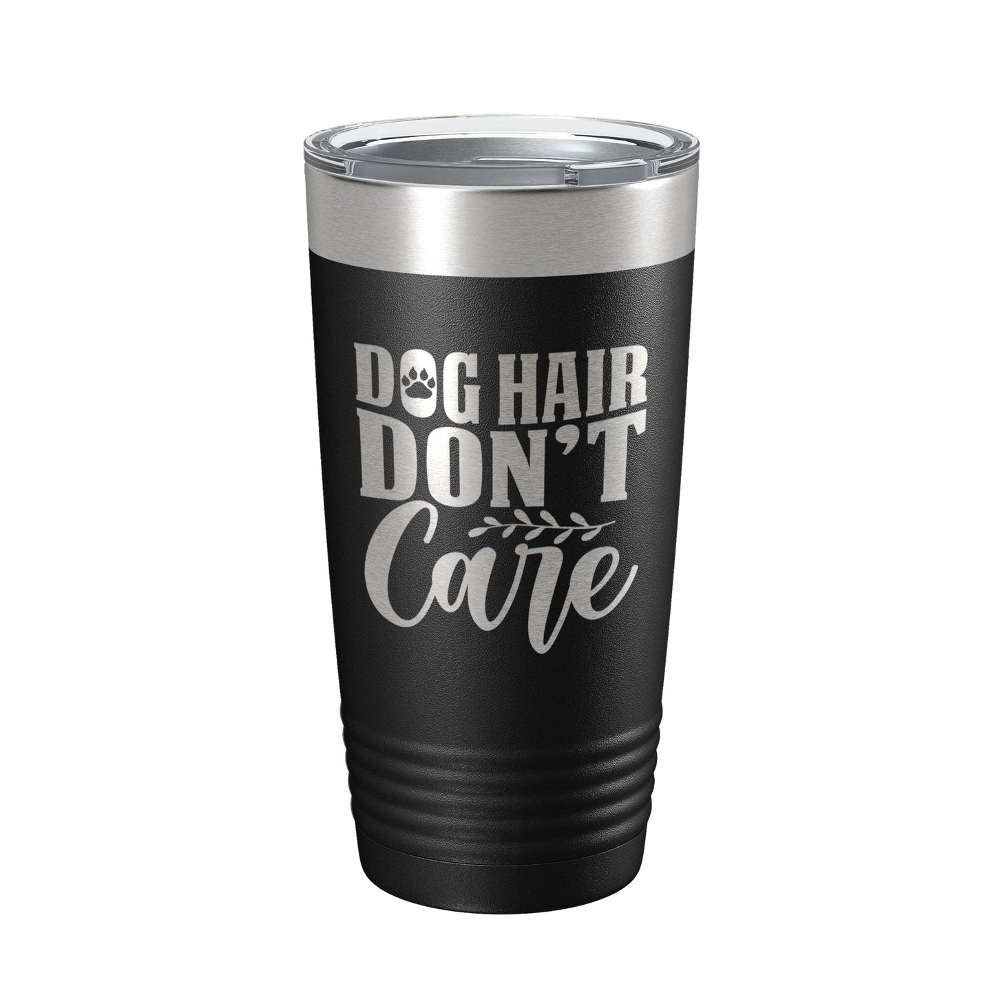 Dog Hair Don't Care Tumbler Travel Mug Funny Dog Lover Insulated Laser Engraved Coffee Cup 20 oz-5