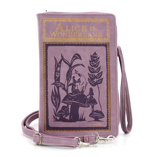 Alice in Wonderland Book Handbag - LAVENDER-0