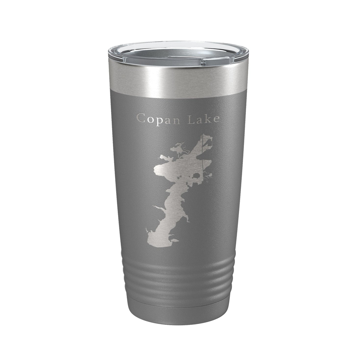 Copan Lake Map Tumbler Travel Mug Insulated Laser Engraved Coffee Cup Oklahoma 20 oz-16