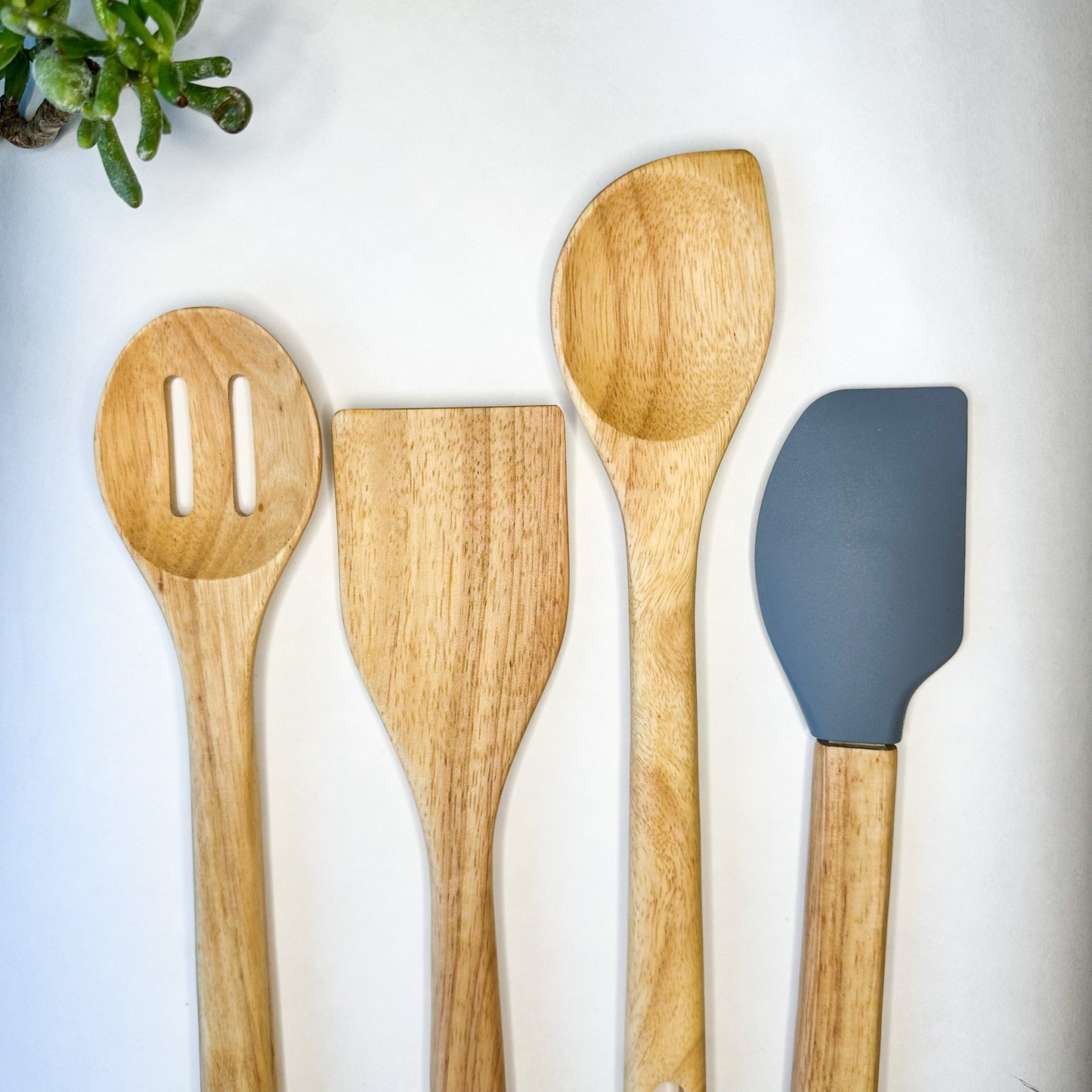 Earth-Friendly Wooden Utensil Set | Natural, Plastic Free-1