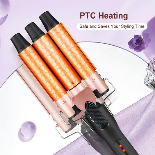 All-in-one Three-Tube Water Wave Hair Curler