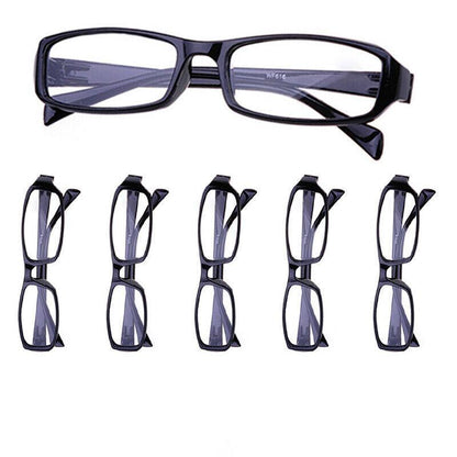 6 Pairs Mens Ladies Wayfarer Frame Magnifying Reading Glasses Au-5