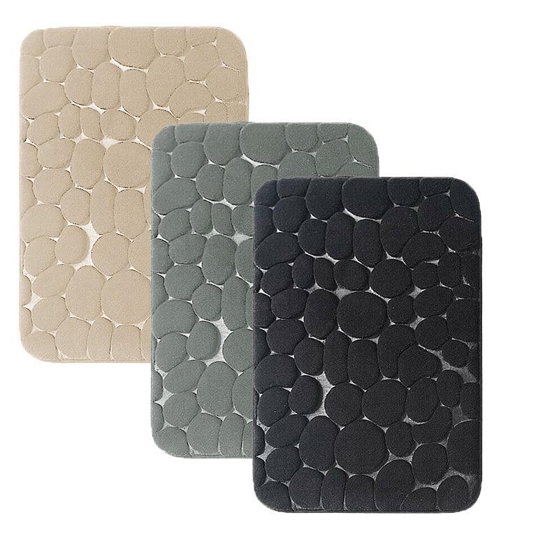 50x80cm 3D Super Absorbent Non-Slip Bath Mat with Memory Foam for Bathroom Use-1