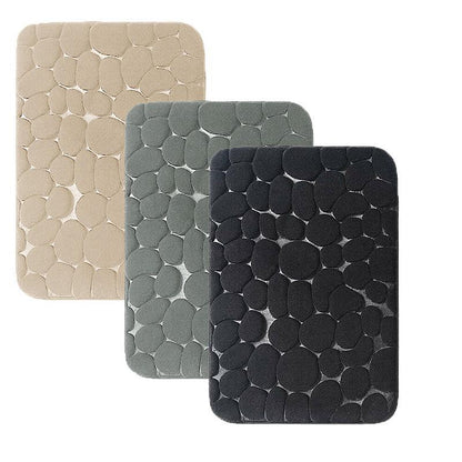 50x80cm 3D Super Absorbent Non-Slip Bath Mat with Memory Foam for Bathroom Use-1