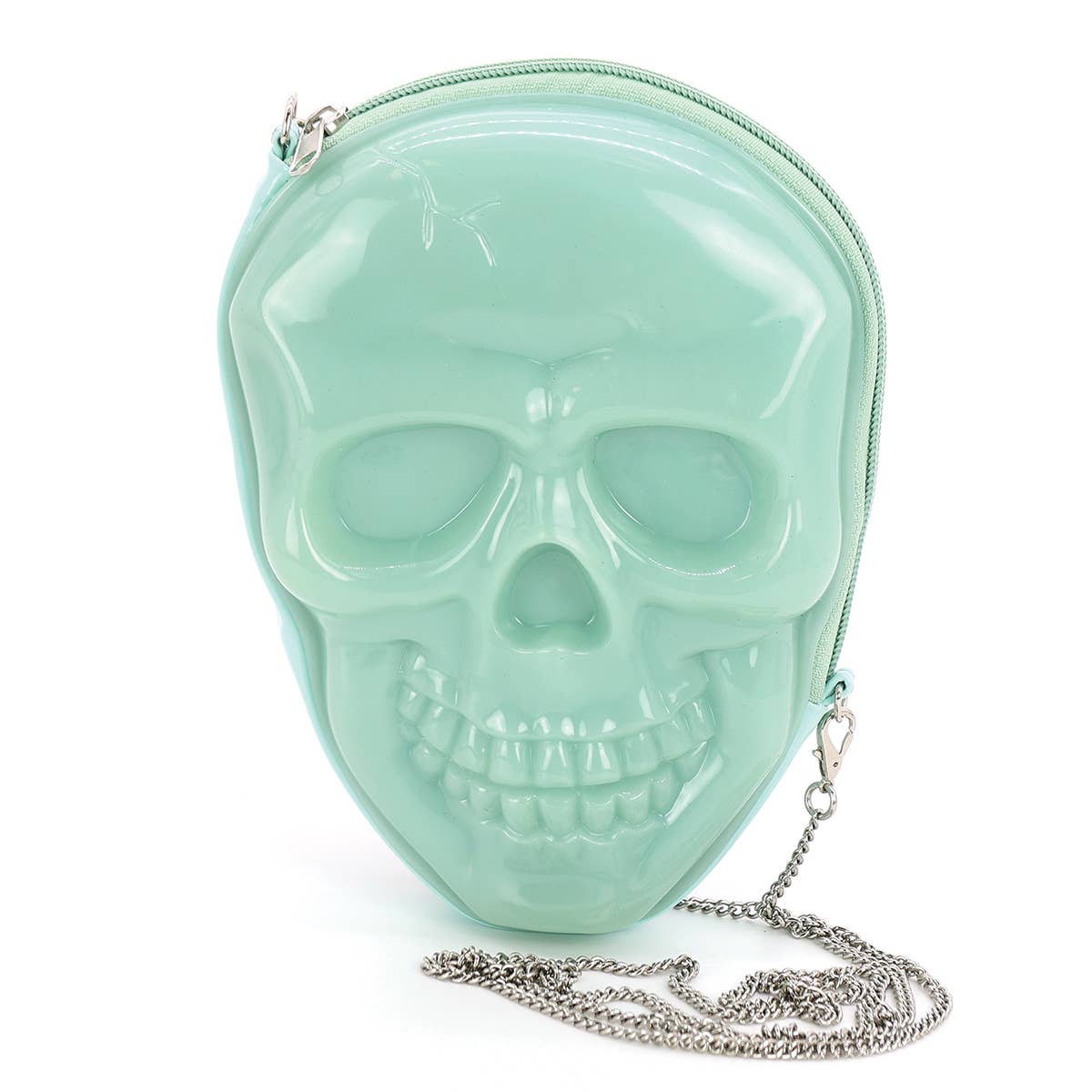 Glow in the Dark Skull Head Crossbody Bag-1