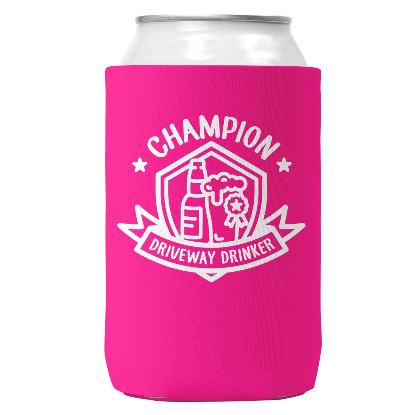 Champion Driveway Drinker Can Coozie Cooler for 12oz Cans-4
