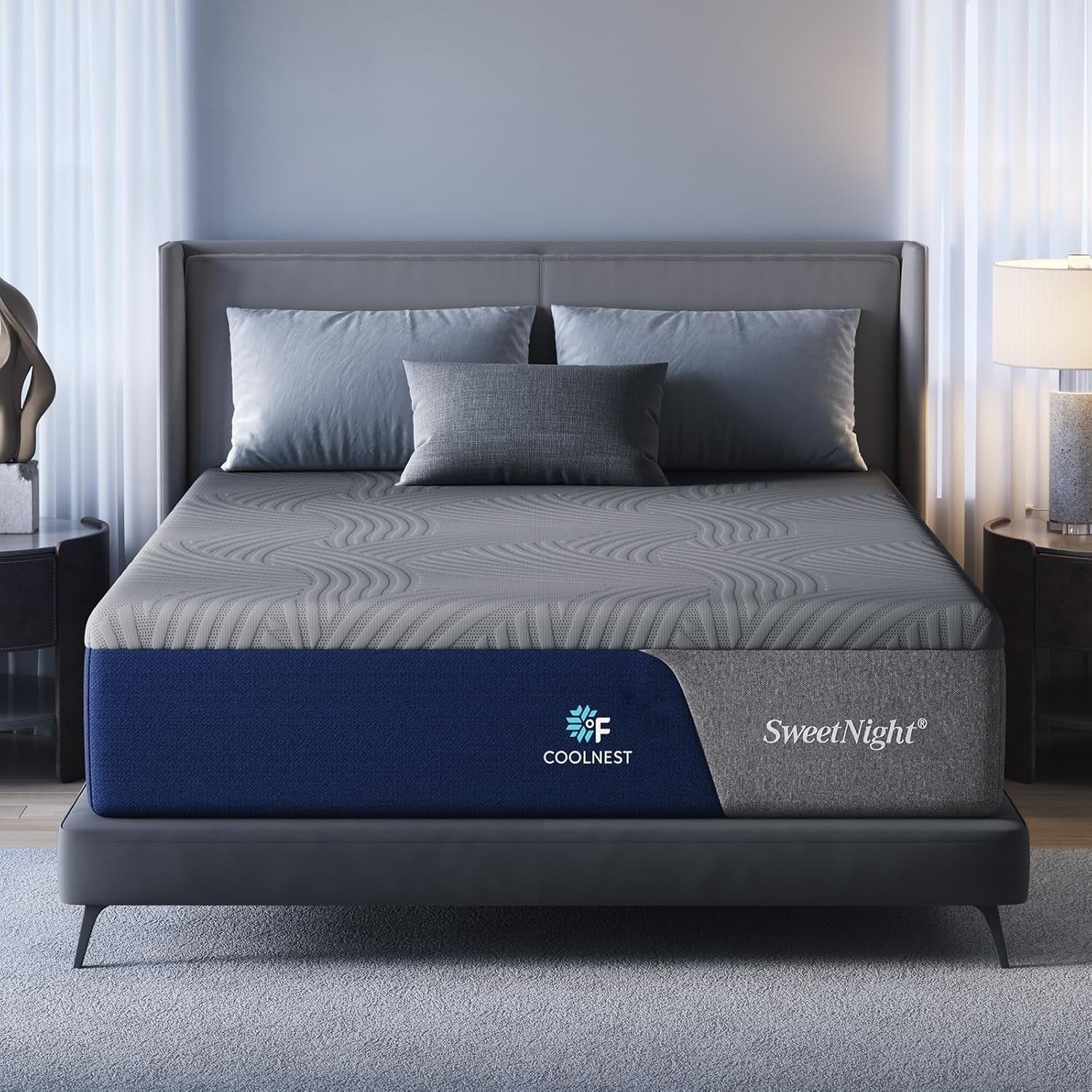 Cooling Gel Memory Foam Queen Mattress for Comfort-0