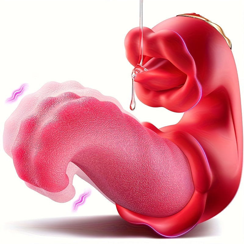 NNETM 4-in-1 Rabbit Vibrator – Tongue Licking for Women-0